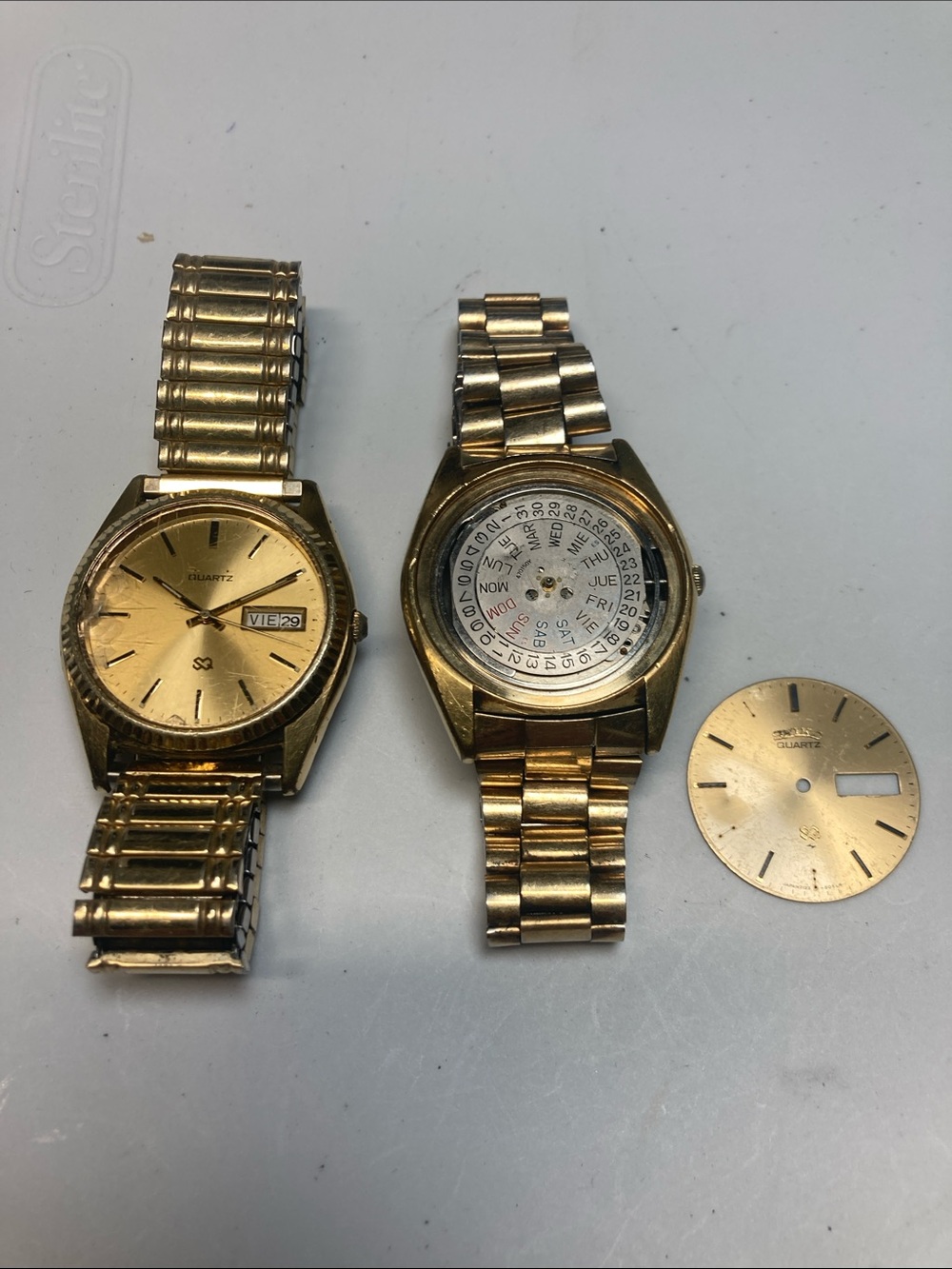 Vintage Seiko SQ Quartz Parts/salvage/restore lot. 7123-8059, 6923-8080